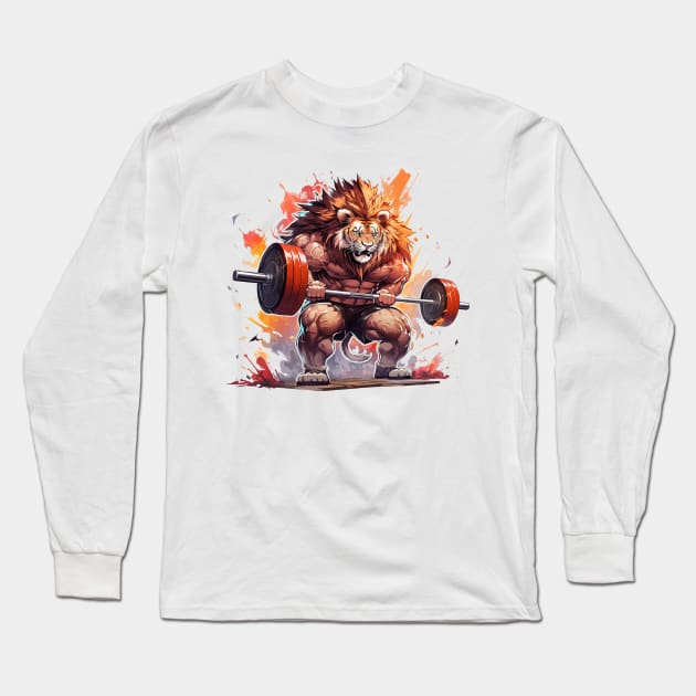 lion Long Sleeve T-Shirt by enzo studios